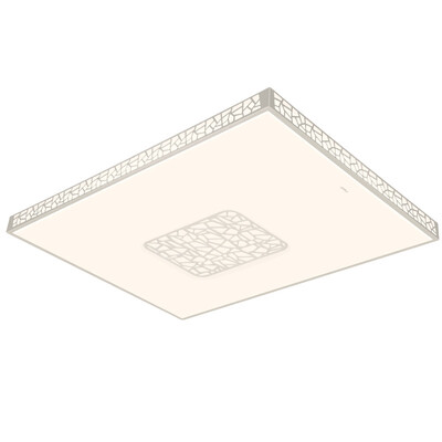 

Oupu Lighting LED Ceiling Lamps Living Room Lamps Remote Control Polishing Tone Chinese Rectangular Lighting 84 62cm 100 Watt 25-35 Flat Remote