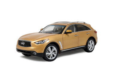 

118 scale Infiniti QX70FX50S 2014 diecast model car gold