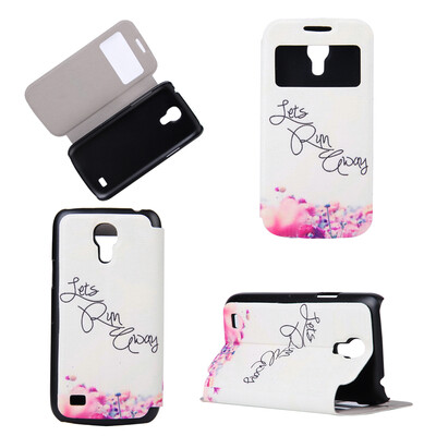 

Lets Run Design PU Leather Flip Cover Wallet Card Holder Case for Samsung Galaxy S4 Mini