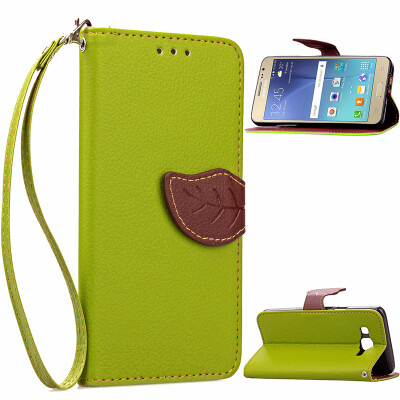 

Green Design PU Leather Flip Cover Wallet Card Holder Case for Samsung Galaxy J2