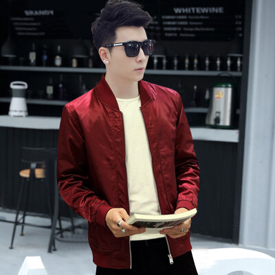 

Law Kun men's casual jacket Korean fashion simple collar collar jacket 3166 red