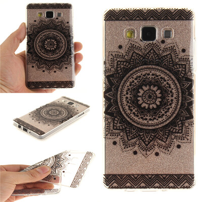

Black mandala Pattern Soft Thin TPU Rubber Silicone Gel Case Cover for SAMSUNG GALAXY A5