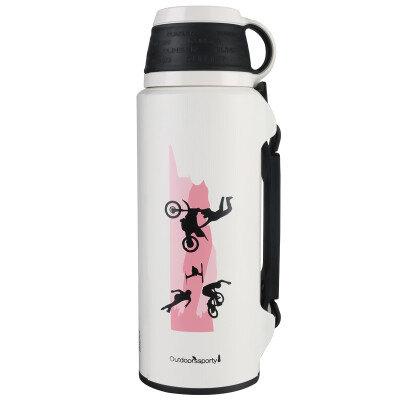 

[Jingdong supermarket] Road drinkers (RUNSIER) Q29 sports water bottle 1200ML portable outdoor travel suburban pot flexible handle with water cup white