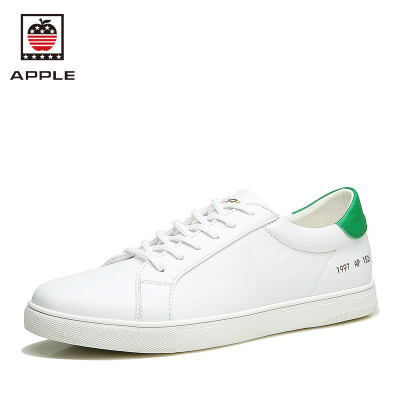 

APPLE womens & mens sport shoes white comfortable leather running shoes for men
