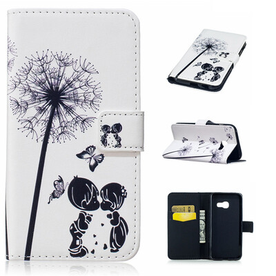 

Children&dandelionDesign PU Leather Flip Cover Wallet Card Holder Case for Samsung Galaxy A5 2017A520