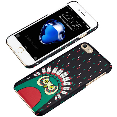 

Illustrator iPhone7 Mobile Phone Case Apple 7 Mobile Phone Case Mobile Phone Case Nightlight Cartoon Fall Protection Case Illustrator Series Nightlight - Indian Night Walker