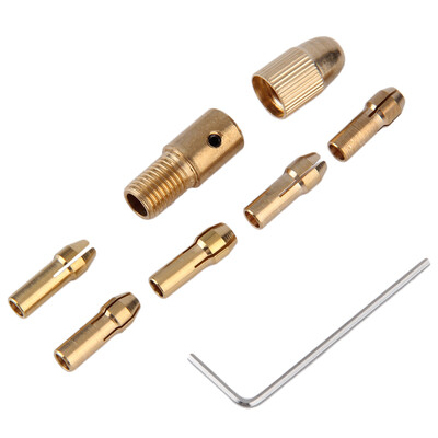 

8Pcs 0.5-3mm небольшой электрический бур Колле Micro Twist Kit Чак Инструмент