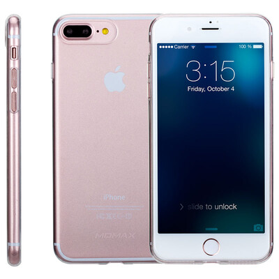 

MOMAX iPhone7 8 plus phone case Apple 7 8plus phone case TPU soft shell 55 inches transparent white