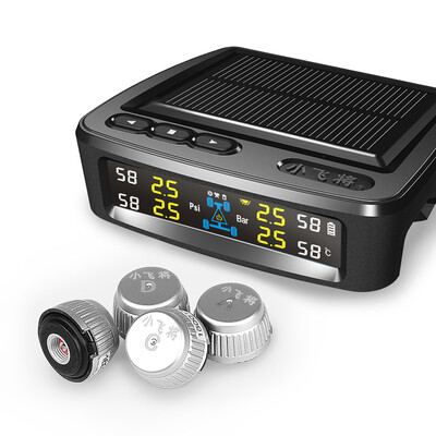 

Small flying (SPY) A-ONE tire pressure monitoring A1 solar wireless external color tread tire tire temperature with the show