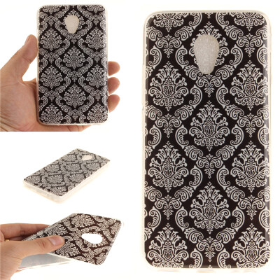 

Totem flowers Pattern Soft Thin TPU Rubber Silicone Gel Case Cover for Meizu mx5