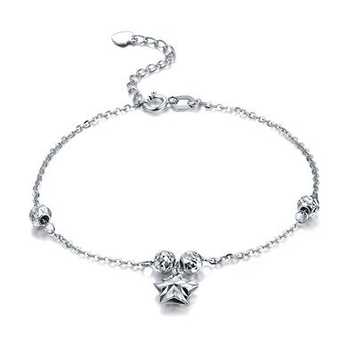 

DEMONE DB0030 Jewelery 18K Gold&White Gold Bracelet Colorful Star Bracelet Korean version