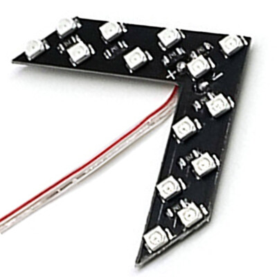 

2x Arrow Indicator 14 LED 3528SMD Car Rearview Side Mirror Turn Signal Light