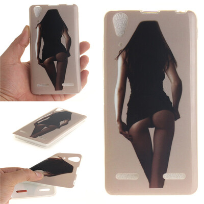 

Sexy Girls Pattern Мягкая обложка Тонкий ТПУ резиновый силиконовый гель чехол для Lenovo A6000