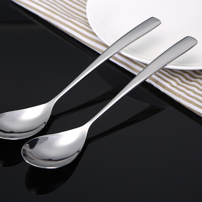 

Sunshine flying song stainless steel tableware main meal spoon drop-shaped large two loaded 1406