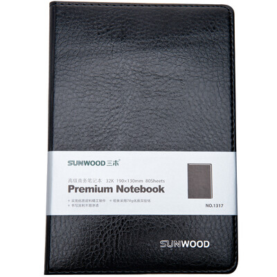 

MITSUBISHI SUNWOOD 1317 ADVANCED BUSINESS LEATHER This Notepad Conference This 32K 80 page Black