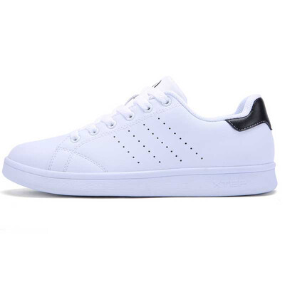 

[Jingdong Supermarket] Xtep (XTEP) special step men's shoes shoes casual shoes sports shoes skateboard shoes men white shoes 983219319266 white green 39 yards