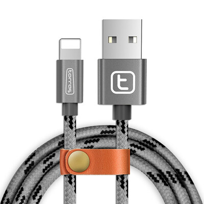 

Tulas Apple кабель для зарядки кабеля для iphoneX / 8/7/10/6 / 6s / 7plus / 5 / 5s / ipad телефон USB-кабель быстрый заряд титана пуст 1,5 метра