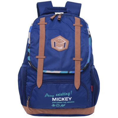 

Disney Disney leisure bag light casual backpack middle school student bag backpack ML0348A treasure blue