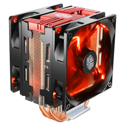 

Мастер охладителя (Cooler Master) T400 Pro Красная крышка версии радиатора процессора (поддержка I9 2066, AM4 / прямая контактная труба / контроль температуры PWM / двойная застежка-держатель / задняя блокировка)
