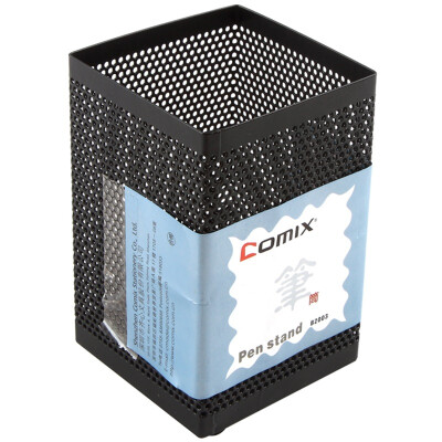 

COMIX Metal mesh pen holder black B2003