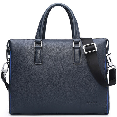 

Red Valley HONGU men&39s handbag business briefcase cowhide shoulder bag men&39s bag H52340311 indigo