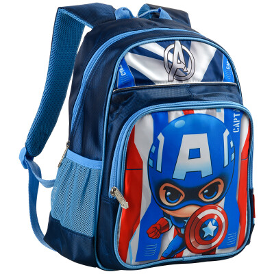 

Disney (Disney) BA5016A Man Wei US captain primary school student bag male / 1 - 3 grade sapphire blue