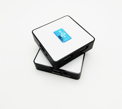 

Square multi-colored metal material 4 USB hub 3.0USB HUB 1 minute 4 HUB