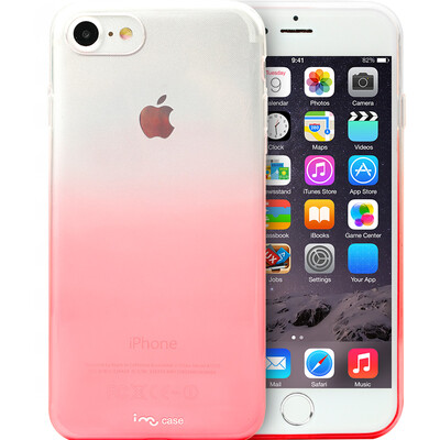 

Phantom i-mu Apple iPhone8 iPhone7 Phone Case TPU Case Silicone Soft Shell Case Crash Case 47 inches - Gradient Pink
