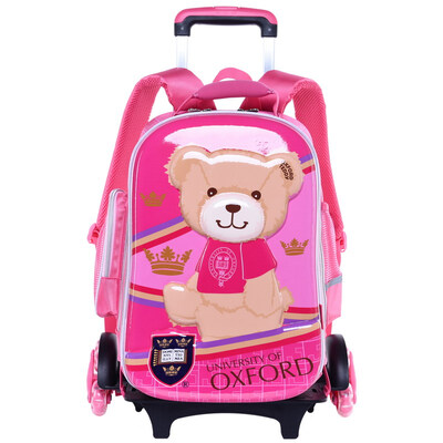 

Oxford University (UNIVERSITY OF OXFORD) Cubs children's bags three rounds of climbing stairs pants primary school 2 - 6 grade female hand-held bag J055B pink