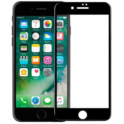 

стальной пленка Momax MOMAX iPhone7 плюс полного охват полного экрана 3D изогнутых стали безосколочной стеклянной пленкой пленки пленки пленка HD телефон защитных черной
