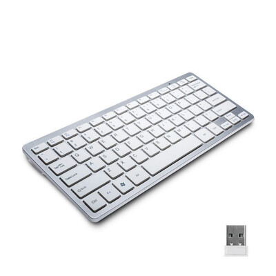 

24G ultra thin wireless keyboard notebook computer keyboard scissors foot chocolate wireless mini keyboard