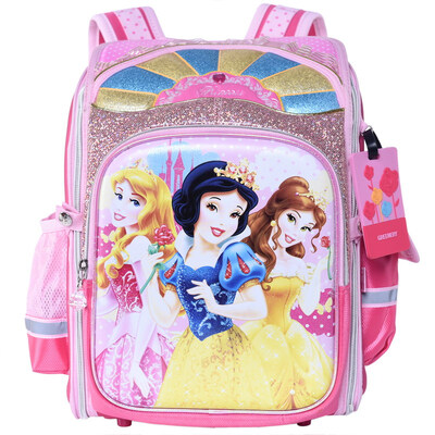 

Disney Princess bed bag fresh&simple EVA cartoon backpack primary school students backpack bag PB0286A pink