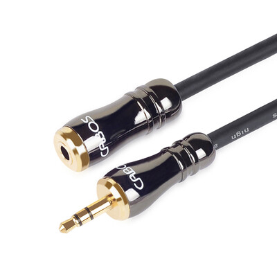 

Ferguson cabos F02401 35mm headphone extension line male to female audio extension line 1 meter black