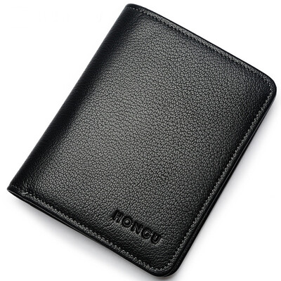 

Красная долина HONGU кошелек мужской кошелек короткий абзац cowhide кошелек мужской H10451302 темный черный раздел