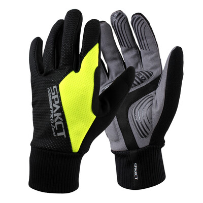 

Sipa от (Spakct) езда перчатки S13G10 VPRO велосипед длинные теплые зимние перчатки, варежки флуоресцентный зеленый XL код