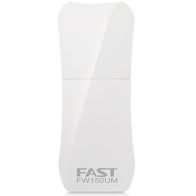 

Quick FAST FW150UM mini USB wireless card wifi receiver launch portable wifi