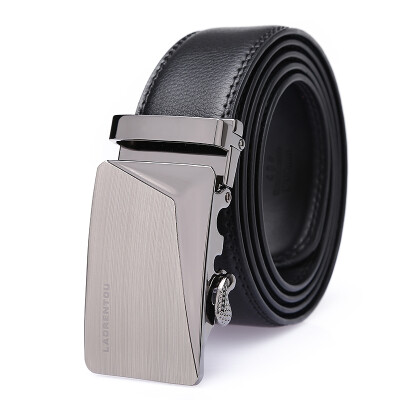 

Old man head (LAORENTOU) men's leather belt leather casual automatic buckle men's business belt fashion business men's trousers 503J014L03A black