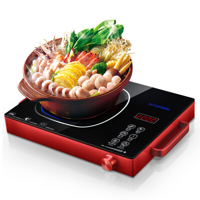 

Hyundai (HYUNDAI) electric ceramic cooker Induction Cooker inside and outside double ring timing hot pot does not play pot QC-DT22G