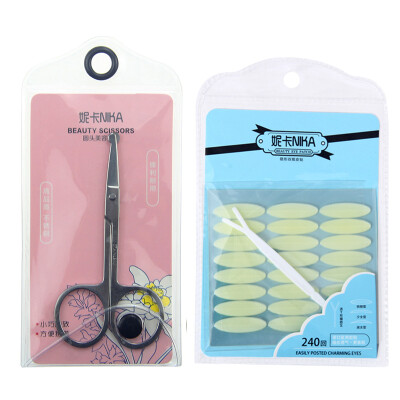 

Nika NIKA Meng Yan eye makeup tools two sets of kit delicate eyebrows cut double eyelid paste