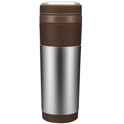 

Vientiane WANXIANG R11 550ML vacuum car-type insulation Cup stainless steel business car cup male ladies portable straight body with a filter card card gray