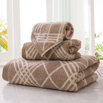 

Gold towel home textiles cotton fancy silk satin towel towel towel three sets