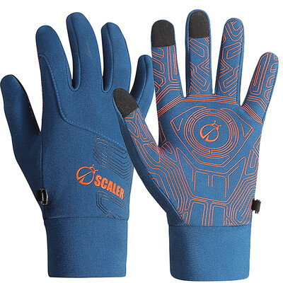 

Slick SCALER gloves men&women models comfortable fit elastic touch screen gloves S7231283 Tibetan blue S
