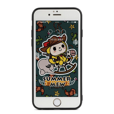 

San Diego (sendio) Apple iphone 6Plus / 6splus mobile phone protection shell tpu drop thin all-inclusive soft shell Xia Meng cat series Western cowboy