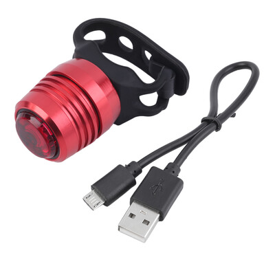 

USB аккумуляторная Хвост 3-Mode велосипед сзади Предупреждение Красный свет лампы