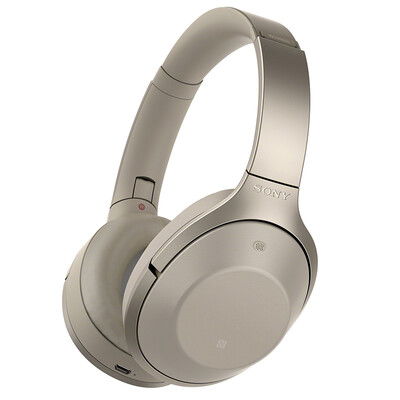 

Sony SONY MDR-1000X Hi-Res wireless noise reduction stereo headphones gray beige