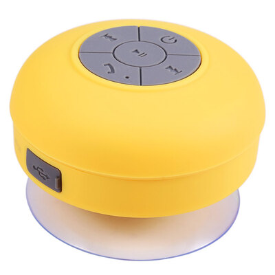 

BTS - 06 Mini Portable Waterproof Wireless Bluetooth Speaker Car Handsfree Receive Call Music Suction Mic For iOS Android Phone