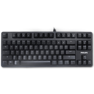

Philips (PHILIPS) SPK8601BQNC 87 ключ матовый черный зеленой оси механические клавиатуры