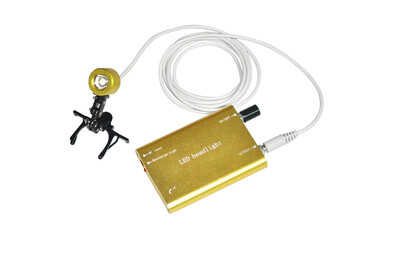 

Rechargeable battery Portable Yellow Head Light Lamp for Dental Surgical Medical Binocular Loupe 80250