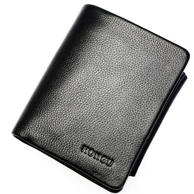 

Red Valley HONGU men wallet business fashion leisure cowhide short wallet gift box H10498302 deep coffee