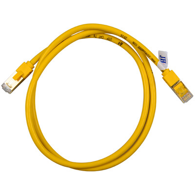 

Jinghua JH 1501 high-speed super seven lines of cable original engineering level 10G network oxygen-free copper conductor multi-layer shielding jumper Fluke link test high-speed transmission 15 m yellow